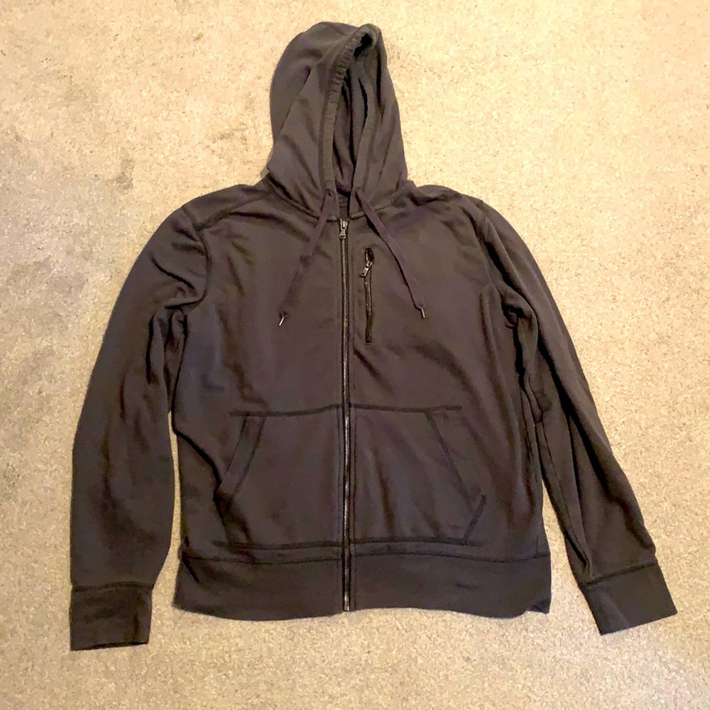 Converse Charcoal gray zip up hoodie, men’s size M